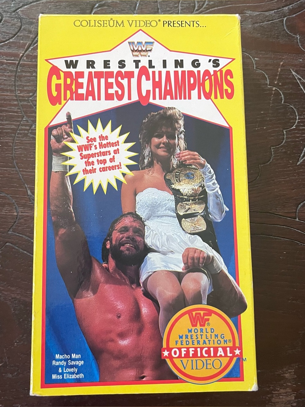 WWF Wrestling's Greatest Champions VHS Official Video Randy Savage Hulk Hogan +